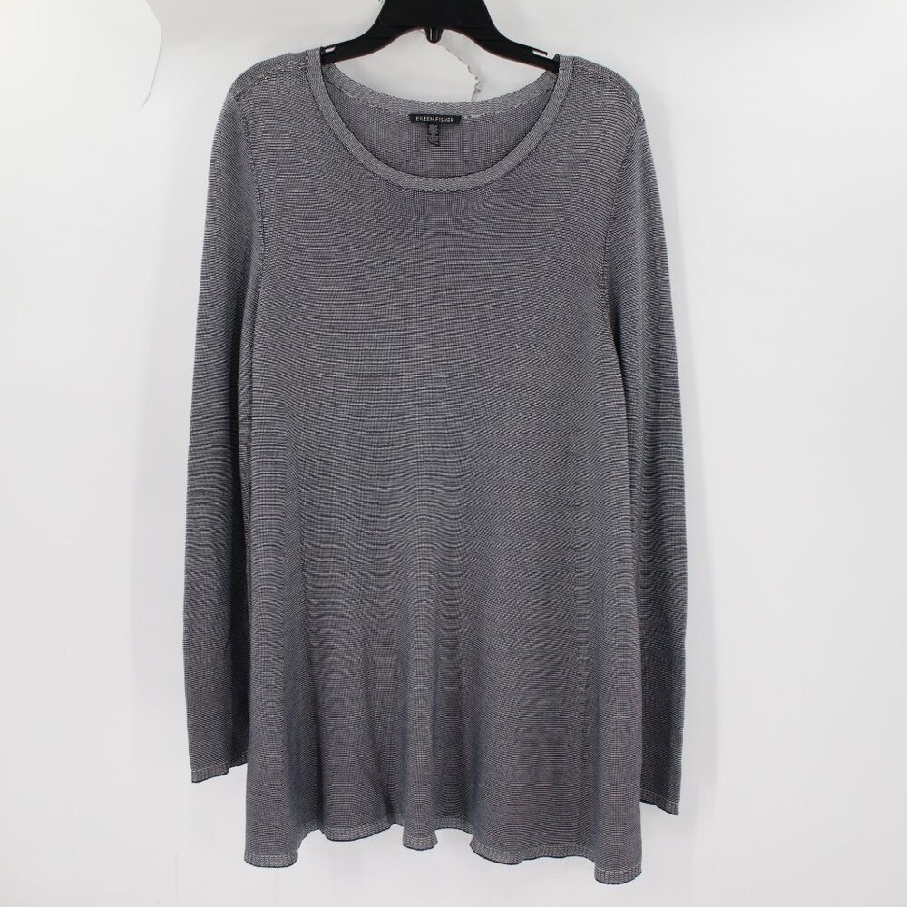 Eileen Fisher Tunic Shirt Women XL Tencel Lyocell Long Sleeve‎ pullover casual